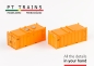 Preview: 820800 PT Trains Spur H0 Set 2x 20ft Container OT DP – DINAZZANO