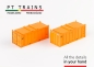 Preview: 820805 PT Trains Spur H0 Set 2x 20ft Container OT DP – DINAZZANO