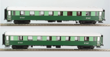 MW40946 ModelsWorld - LS Models 2teiliges Personenwagenset Pullman  OCEM der l’ETAT " TRANSAT "