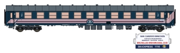 42078  LS Models  2.Klasse Personenwagen I5 " Ski Express " der SNCB