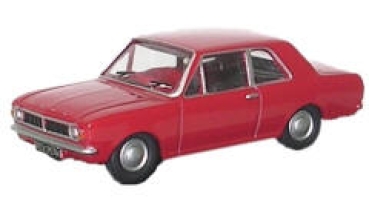 76COR2003 Oxford Diecast  Ford Cortina MKII Red  (OX018)