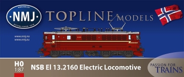 82503 NMJ Elektrolokomotive El13 2160 der NSB   DC ANALOG