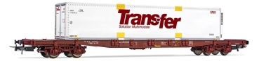 HJ6244 Jouef 4-achs. Containerwagen S70 " Trans-Fer " der TOUAX