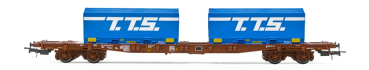 HJ6259 Jouef 4-achs. Containerwagen S70 der SNCF