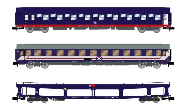 HN4406 Arnold 3-teiliges Set Reiszugwagen der SNCB