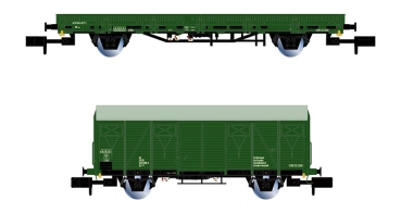 HN6567 Arnold 2-teiliges Set Bahndienstwagen der DR