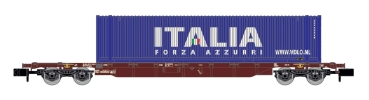 HN6656 Arnold Containertragwagen der FS mit 1x 45ft Container " ITALIA ”