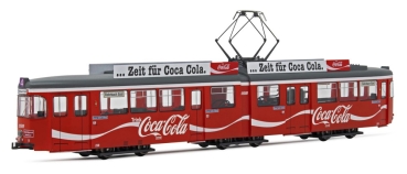 HR2861HM Rivarossi Straßenbahn DUEWAG Gt6 " Coca Cola "  DC DIGITAL + Bluetooth