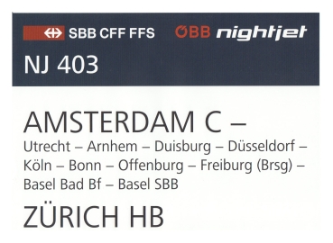 MW2302 ModelsWorld - LS Models 8teiliges Personenwagenset Nightjet NJ403 Zürich - Amsterdam der ÖBB