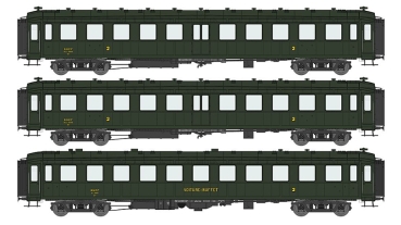 VB-371 REE MODELES 3teiliges Set Reisezugwagen BACALAN der SNCF