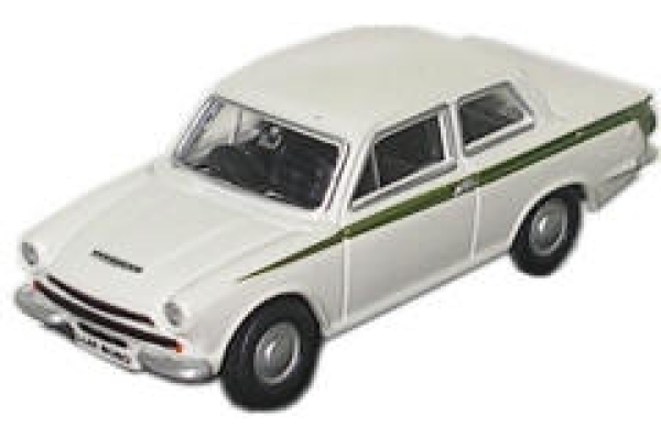 76COR1001 Oxford Diecast   Cortina MKI White  (OX015)