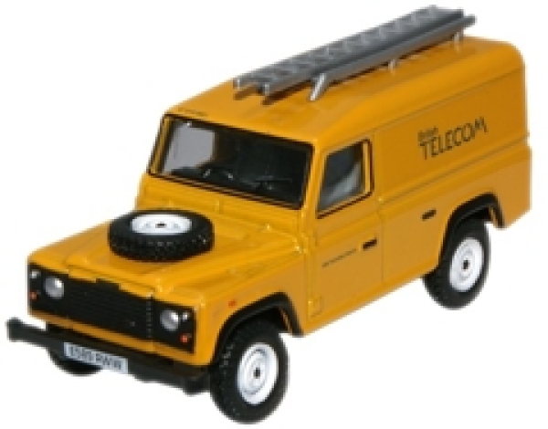 76DEF005 Oxford Diecast  Land Rover Defender British Telecom  (OX024)