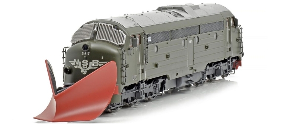 90.028 NMJ Diesellok Serie Di3 617 NOHAB der NSB  DC ANALOG