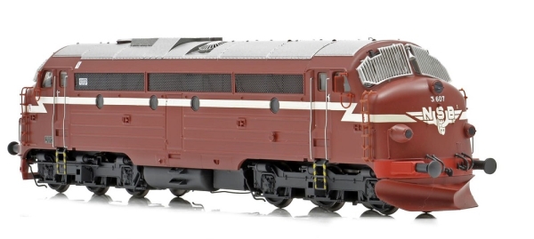 90030 NMJ Diesellok Nohab Di3a.607 der NSB  DC ANALOG