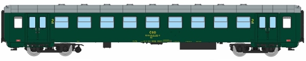 97110031 Igra Model  Personenwagen Bai Brünn der ČSD