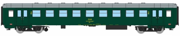 97110032 Igra Model  Personenwagen Bai Brünn der ČSD