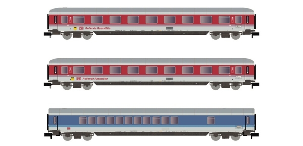 HN4365 Arnold 3-teiliges Set Reisezugwagen der DB AG