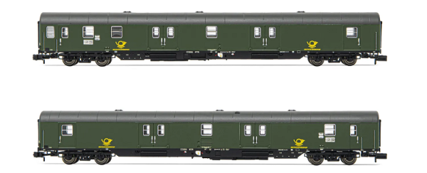 HN4417 Arnold 2-teiliges Set 4-achs. Postwagen Post-mrz der DBP