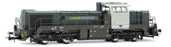 HR2921 Rivarossi Diesellokomotive Vossloh DE 18 der RailAdventure  DC ANALOG