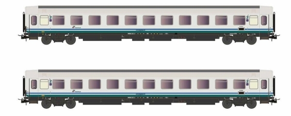 HR4286 Rivarossi 2-teiliges Set Reisezugwagen UIC-Z der FS