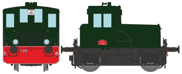 MB-145S REE MODELES Rangierlok Locotrakteur Moyse Y-2101 Süd-Ost der SNCF  DIGITAL + SOUND