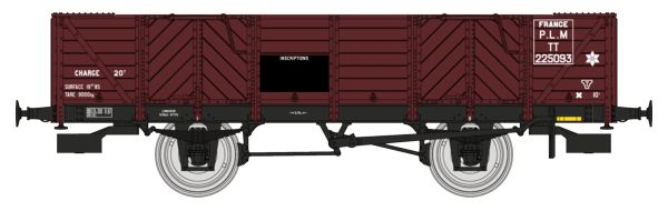 WB-813 REE MODELES offener Güterwagen der PLM