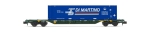 HN6585 Arnold Containertragwagen CEMAT der FS mit 1x 45ft Container DI MARTINO