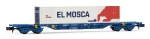 HN6594 Arnold Containertragwagen MMC der RENFE mit 1x 45ft Container  EL MOSCA